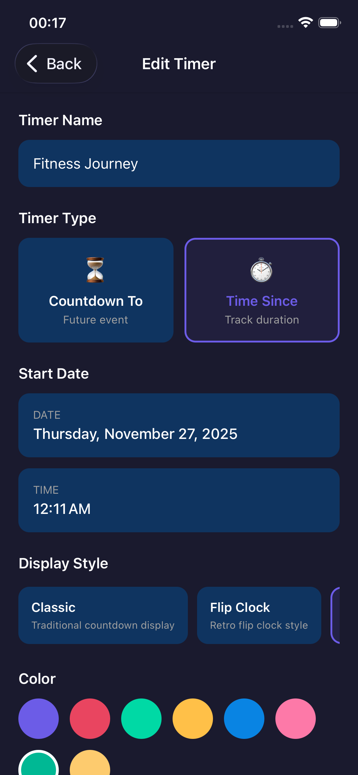TimeTill - Flip clock display