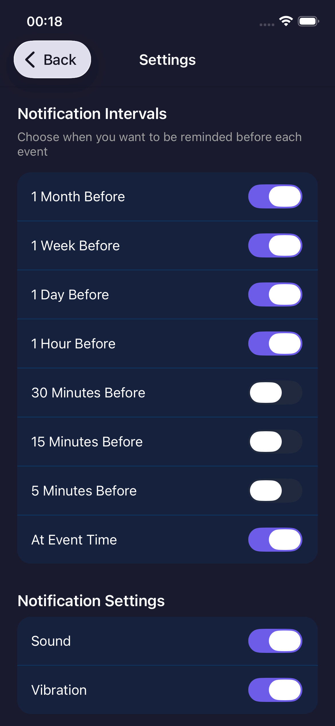 TimeTill - Widget preview