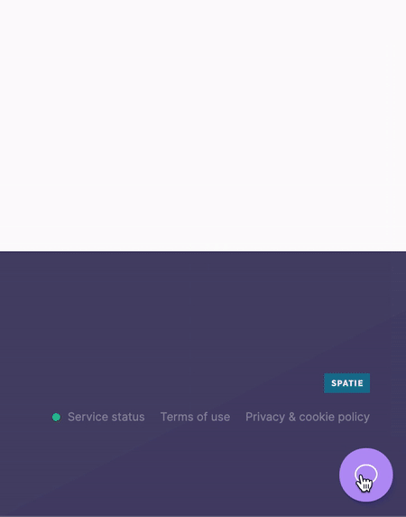 Laravel Support Bubble project preview