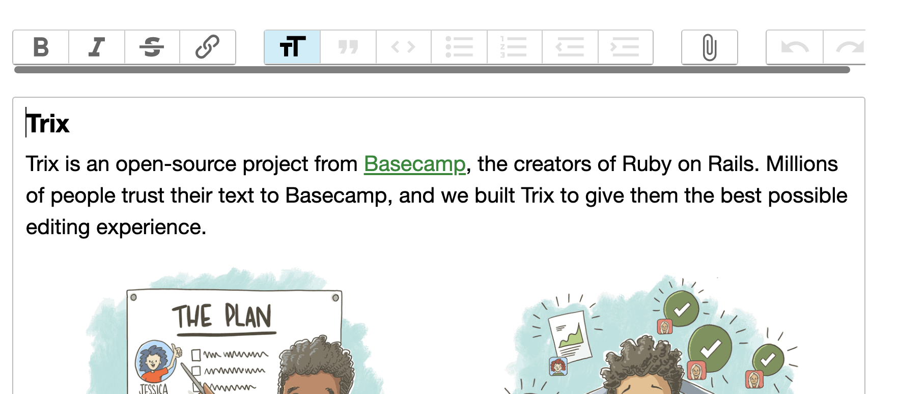 Rich Text Laravel project preview