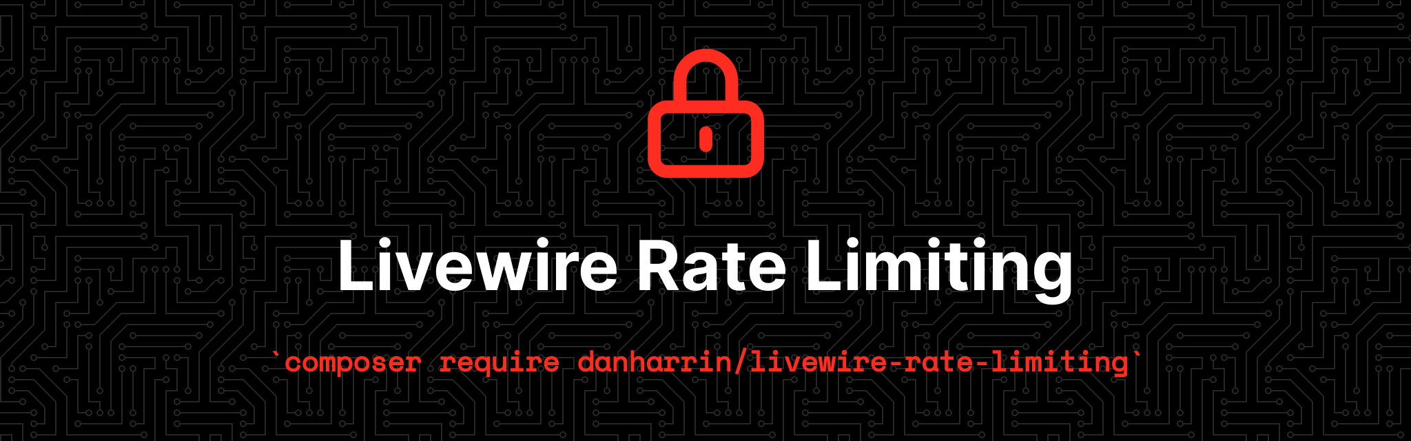 Livewire Rate Limiting - Package Image