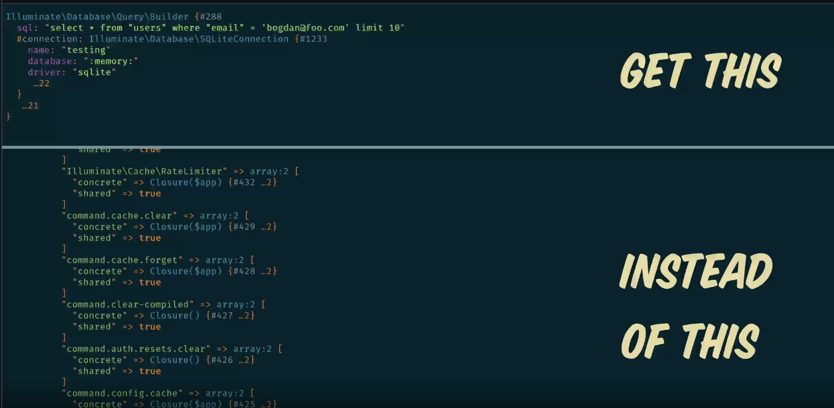 Laravel Dumper project preview