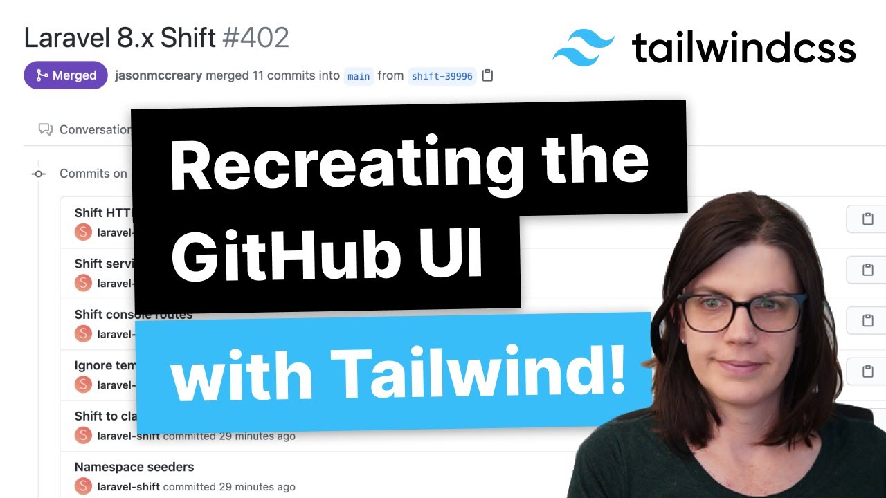Recreating the GitHub UI with Tailwind! - Live Stream with Jess Archer - Post Image