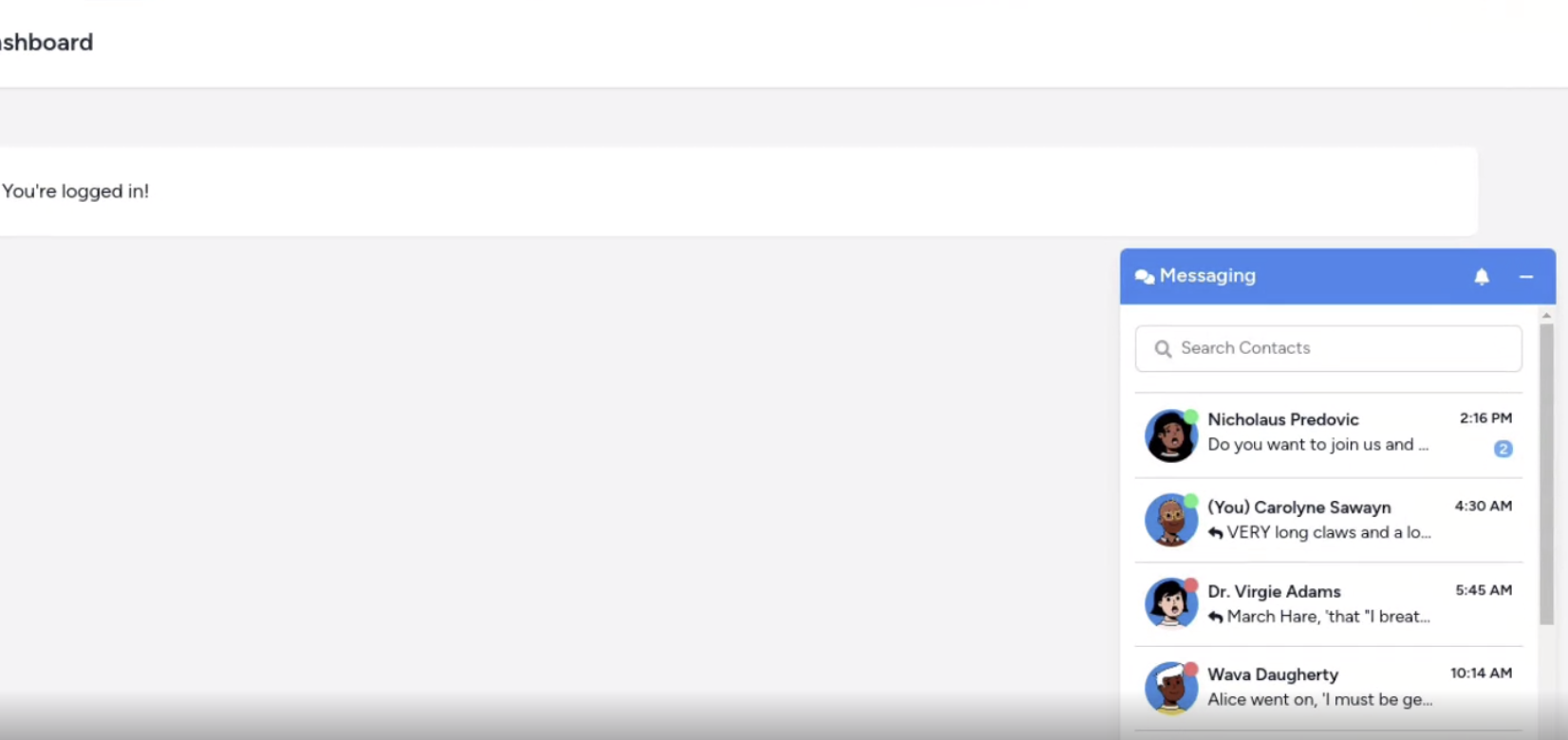Basement Chat project preview
