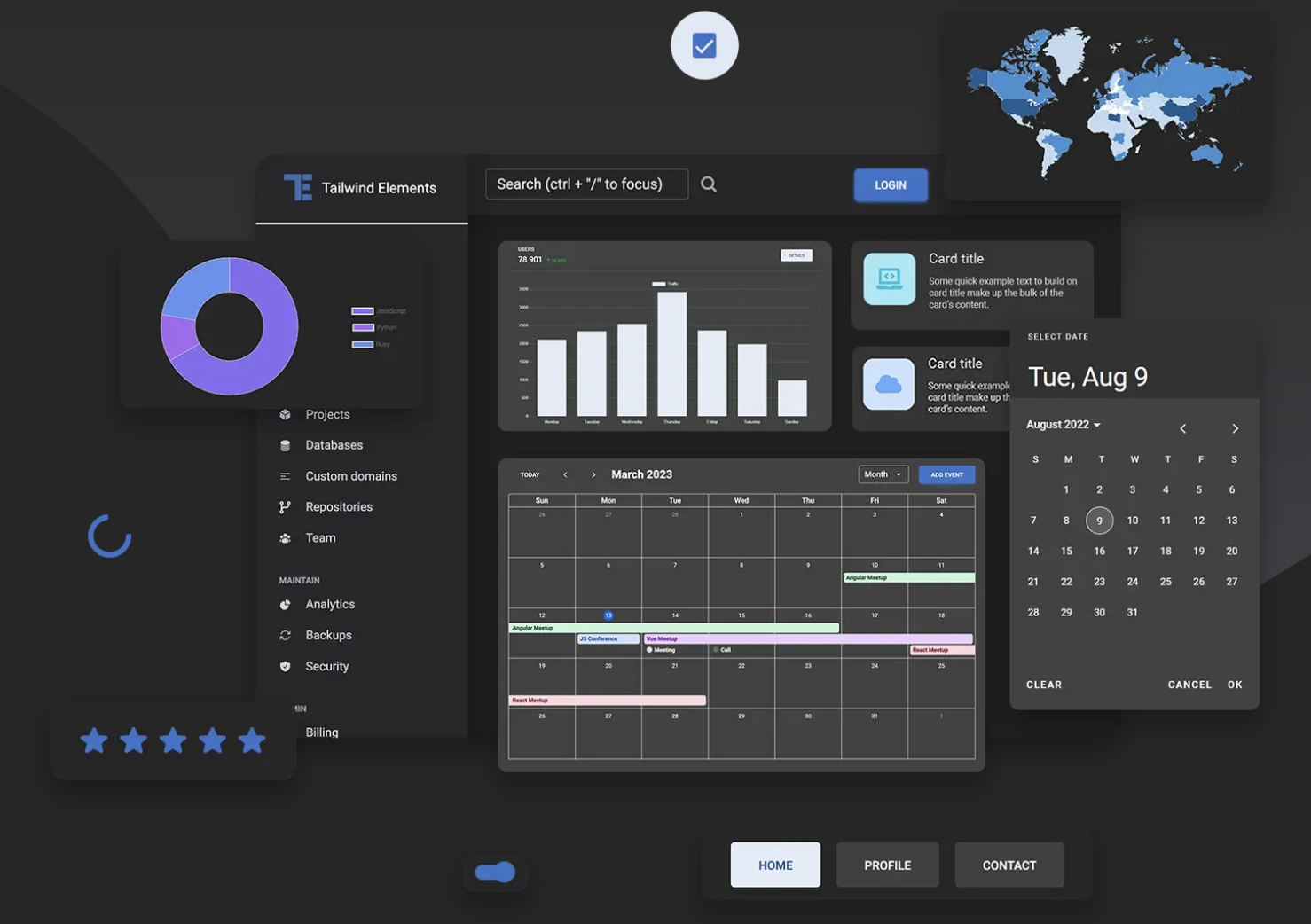 Tailwind Elements: Top quality open-source UI Kit - Post Image