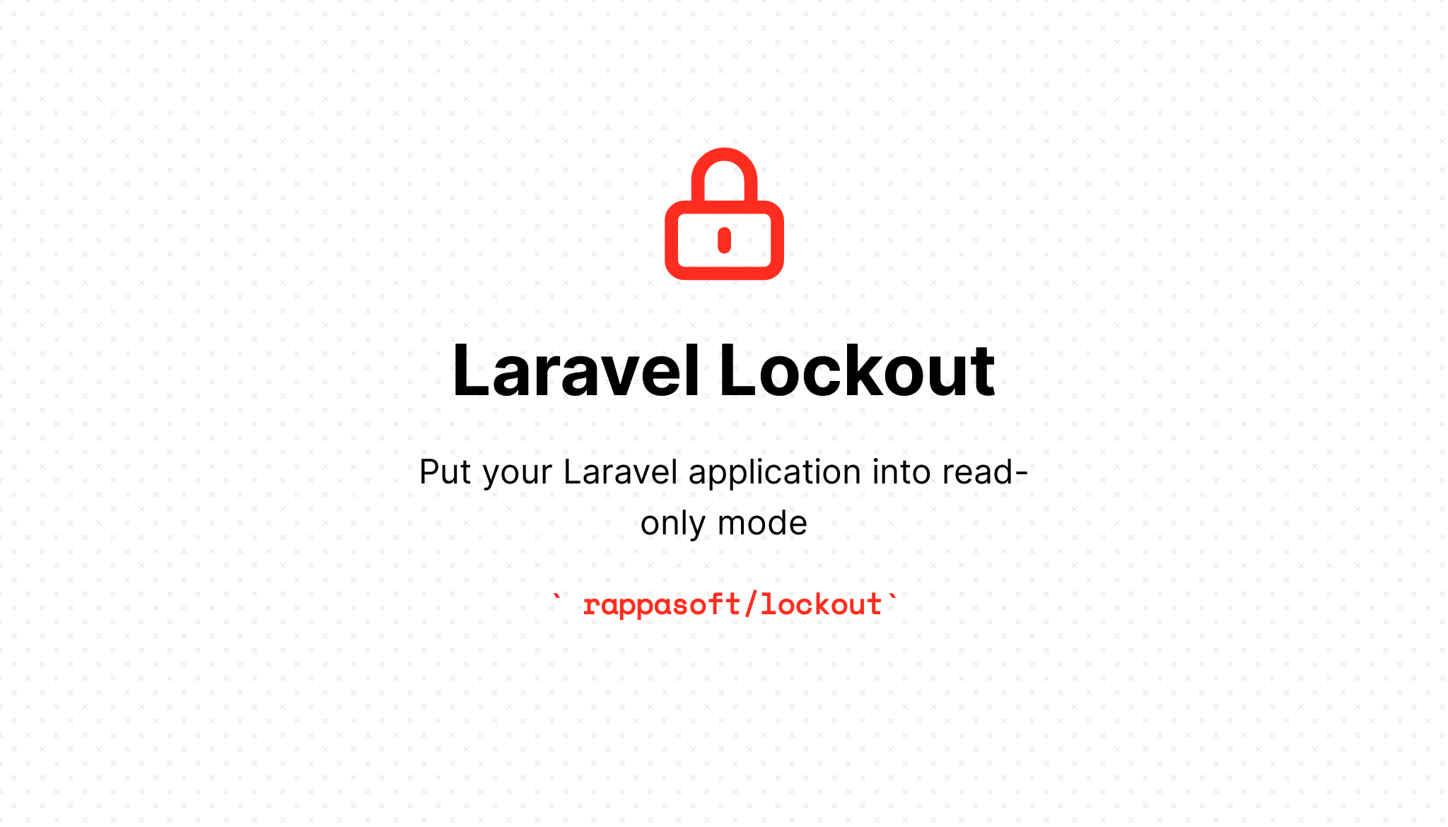 Laravel Lockout - Package Image