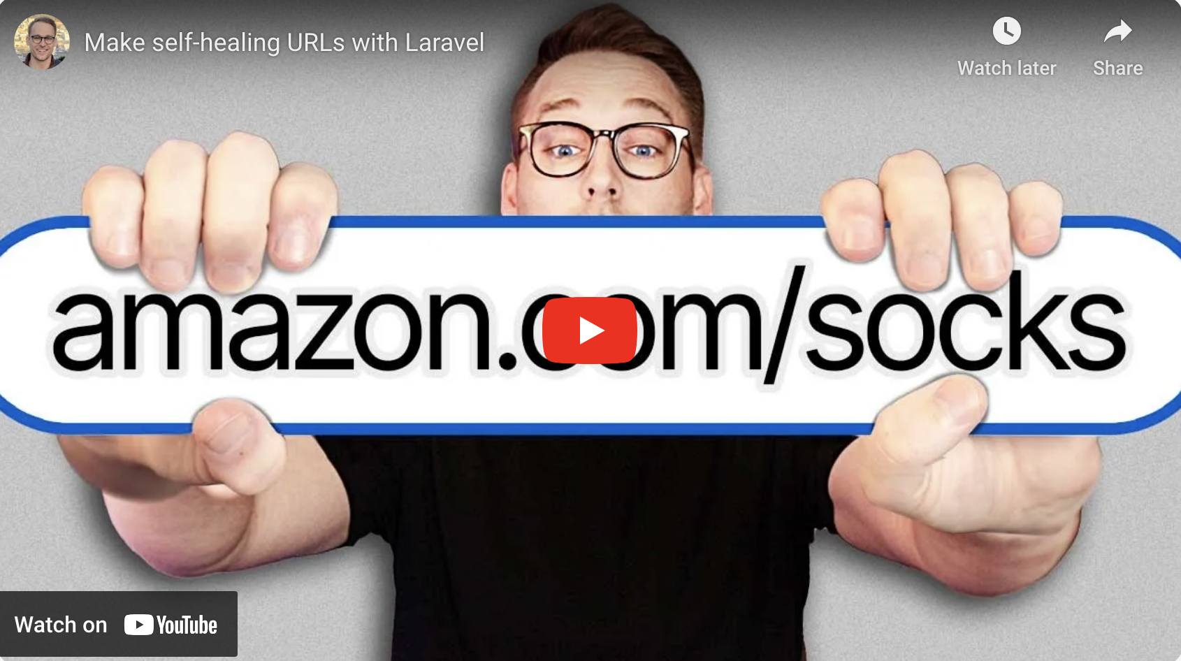 Self-healing URLs in Laravel