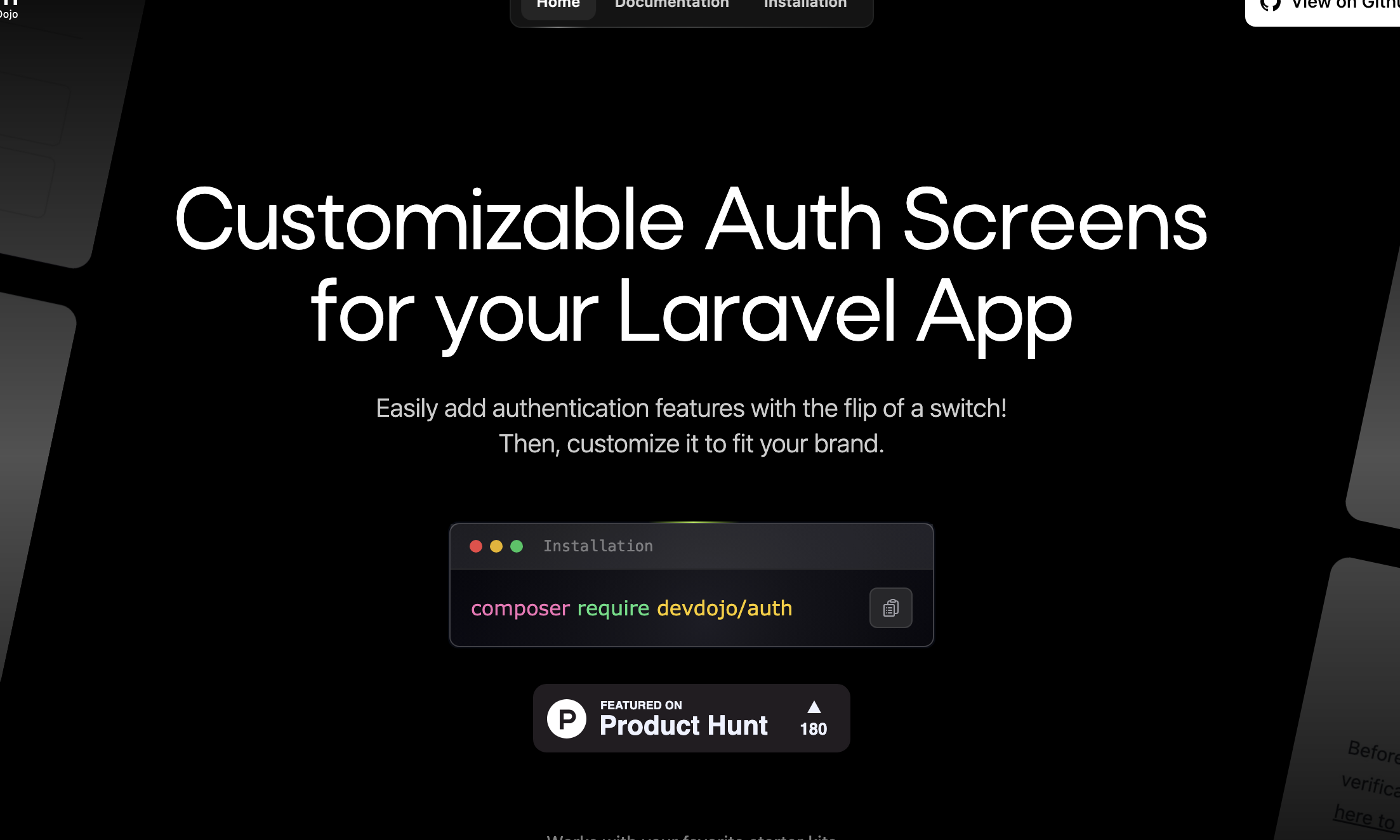 DevDojo Auth
