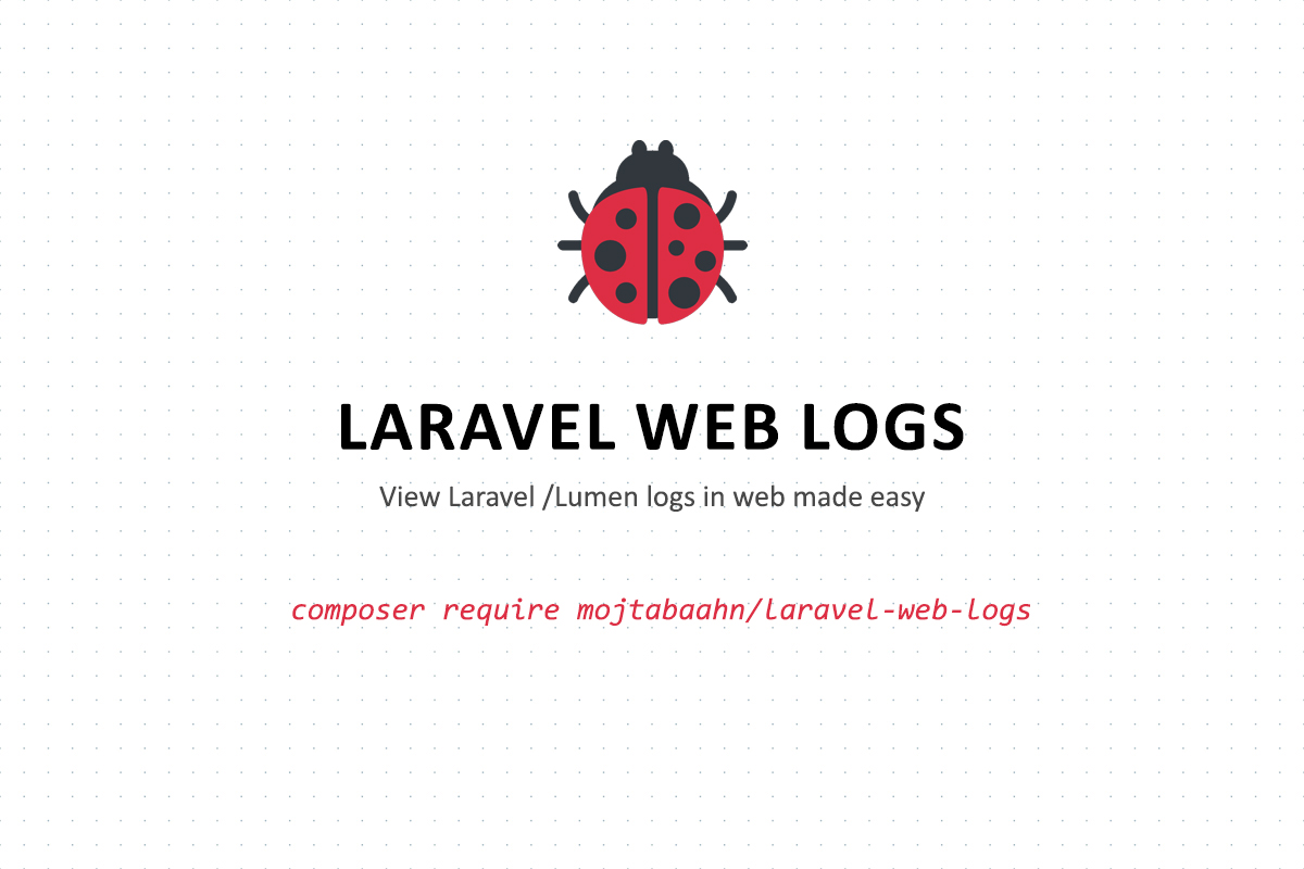 Laravel Web Logs - Package Image